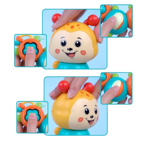 Baby Piano Toy, Light Up Music toy gift set musical light insect(1 Set) - Picture 4 of 5